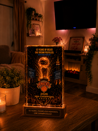 Knicks Resin Lamp